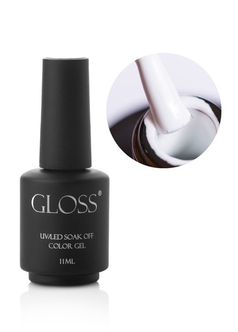 Гель-лак GLOSS 100 (белый), 11 мл Gloss Company пастель (270013768)