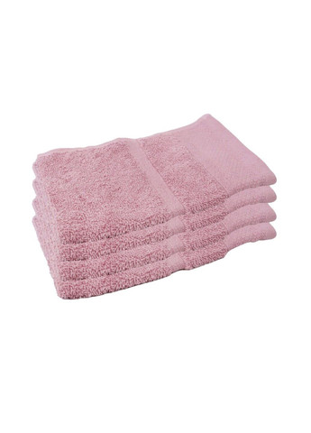Home Ideas набор махровых полотенец для рук и лица 4 шт 30х50 см розовый розовый производство - Германия