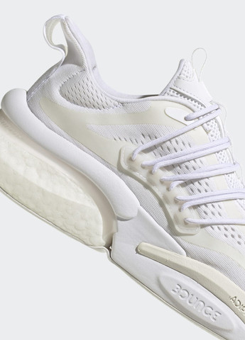 Белые всесезонные кроссовки alphaboost v1 sustainable boost adidas