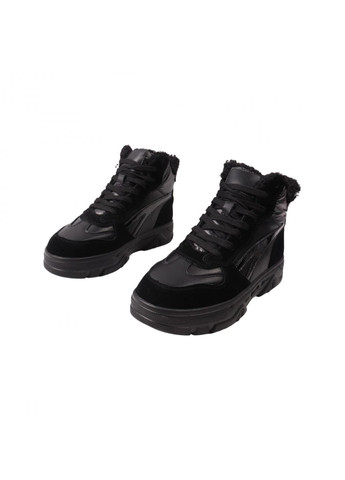 Черевики жіночі чорні натуральна замша Vikonty 282-22ZHC (257438662)