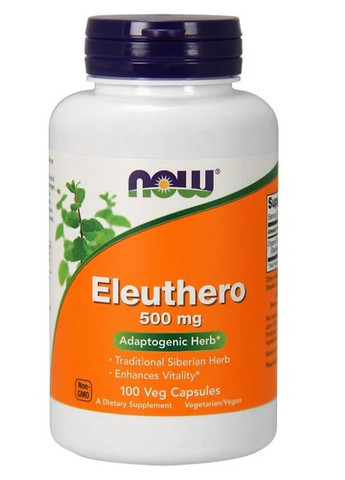 Eleuthero 500 mg 100 Veg Caps Now Foods (257252336)