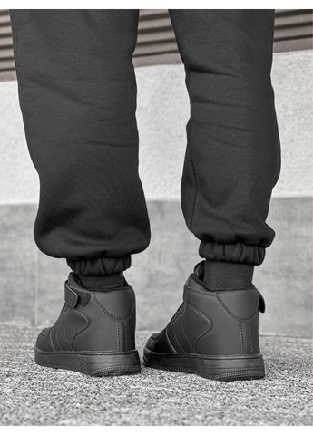 Черные зимние кроссовки мужские форс черные Stilli