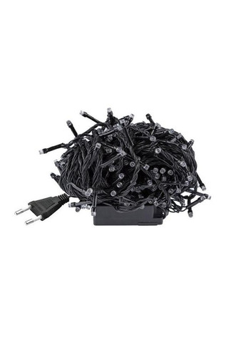 Світлодіодна гірлянда електрична на 300 світлодіодів з контролером чорний провід Білий Led (272615201)