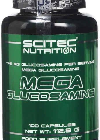 Препарат для суглобів Mega Glucosamine 100 caps Scitec Nutrition (262806947)