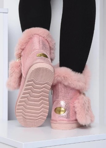 Уггі дитячі дівчинка рожевого кольору Let's Shop (256915292)