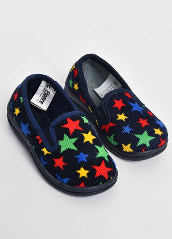 Мокасины детские темно-синего цвета в звездочку Let's Shop (277228566)