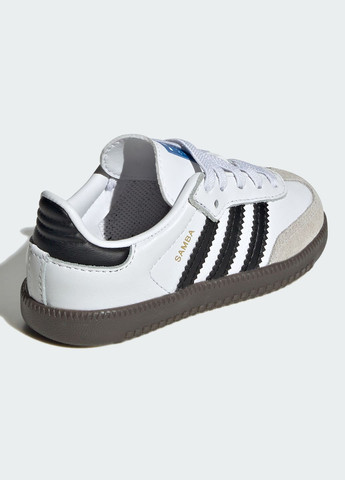 Белые всесезонные кроссовки samba og kids adidas