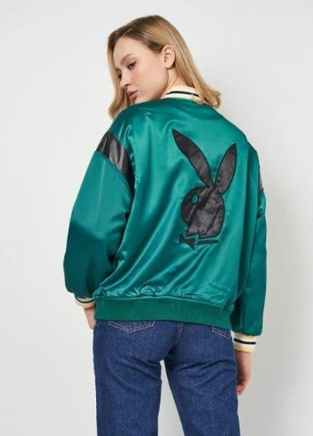 Бомбер,зелений-желтий-белий, Missguided (262447046)