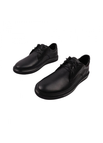 Черные туфли мужские черные натуральная кожа Detta
