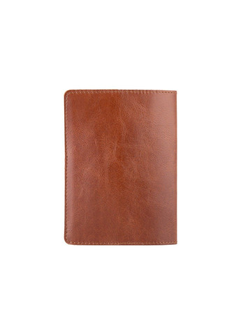 Шкіряна бурштинова обкладинка на паспорт HiArt PC-01 Mehendi Classic Рудий Hi Art (268371203)