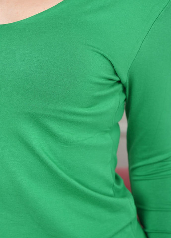 Зелений демісезонний батник жіночий зеленого кольору розмір 44-46 пуловер Let's Shop
