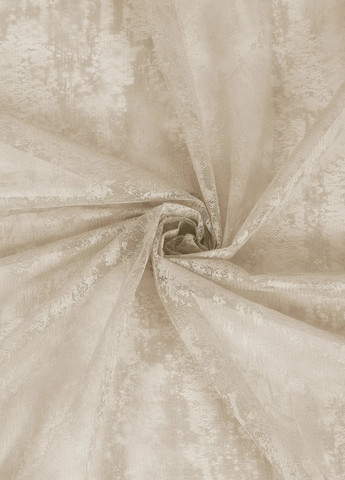 Пошитий тюль, золотистий мармуровий жаккард на тасьмі, ширина 300 см, висота 240 см No Brand (258691605)