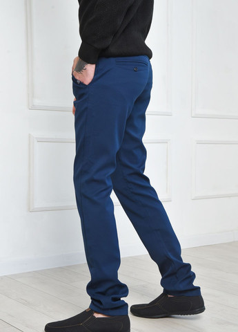 Штани чоловічі темно-синього кольору Let's Shop (277151597)