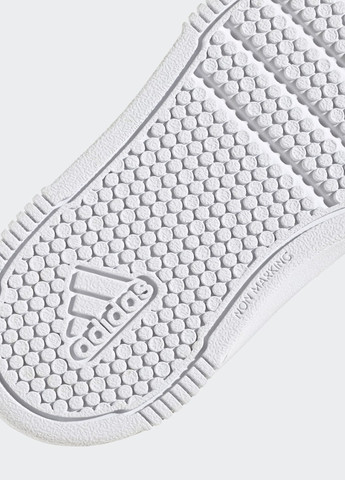 Білі всесезонні кросівки tensaur hook and loop adidas