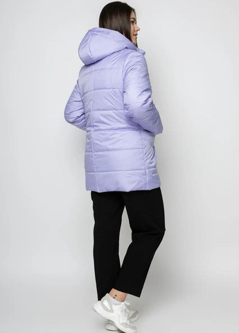 Лавандова демісезонна жіноча демісезонна куртка великого розміру SK