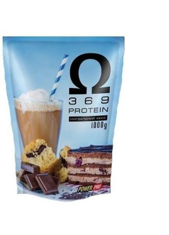 Protein Omega 3 6 9 1000 g /25 servings/ Миндальный кекс Power Pro (256725262)