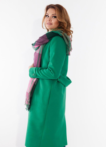 Зеленое Жіночий верхній одяг Модне лаконічне пальто (55761) Lemanta
