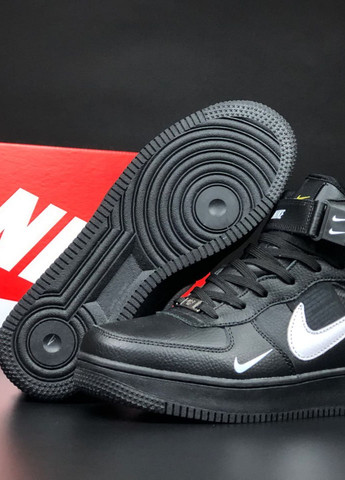 Чорні Зимовий кросівки чоловічі, вьетнам Nike Air Force