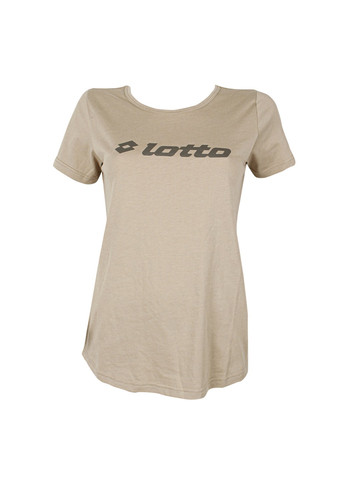 Бежевая футболка женская Lotto