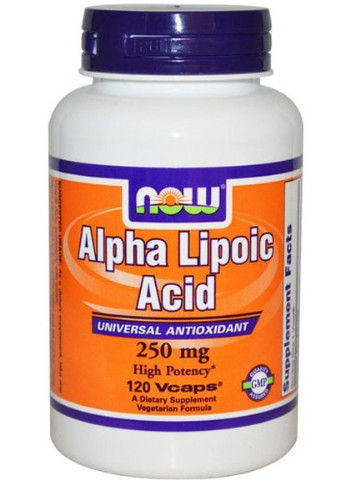 Alpha Lipoic Acid 250 mg 120 Veg Caps Now Foods (256724006)