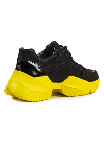 Черные демисезонные кроссовки женские бренда 8401281_(392) ModaMilano