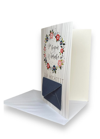 Вітальна листівка на весілля "З найкращими побажаннями" Melinera (267501284)