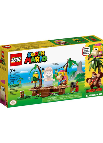 Конструктор Super Mario Импровизация в джунглях Дикси Конг цвет разноцветный ЦБ-00229988 Lego (262290017)