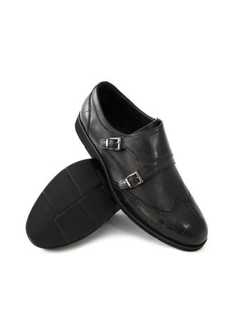 Черные вечерние туфли мужские бренда 9402125_(1) Sergio Billini на кнопках