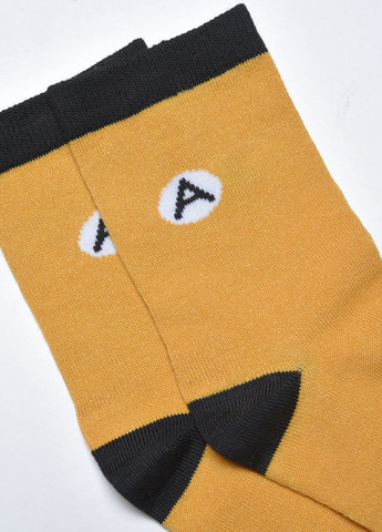 Шкарпетки підліткові гірчичного кольору Let's Shop (272976021)