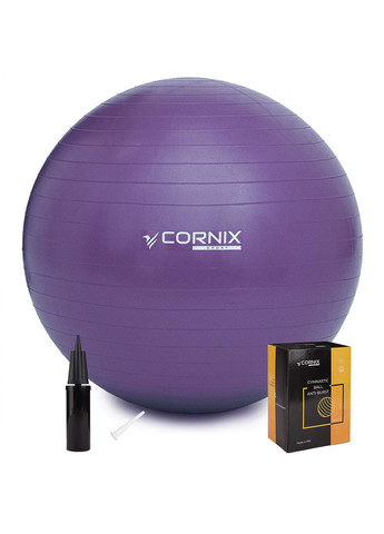 Мяч для фитнеса (фитбол) Cornix 65 см Anti-Burst XR-0022 Violet No Brand (258329365)