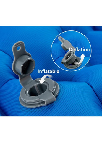 Матрац надувний FC-10 1950х590х65 мм NH19Z032-P blue Naturehike (258966617)