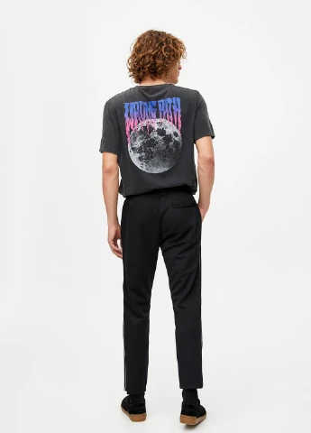 Черные брюки Pull & Bear