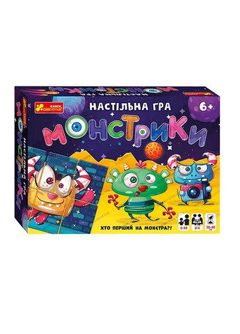 Настольная игра "Монстрики" цвет разноцветный ЦБ-00208343 Ranok Creative (268121727)