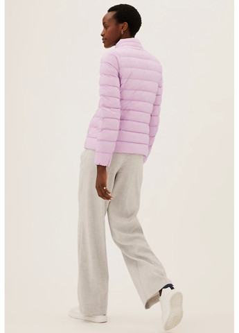 Рожева демісезонна жіноча пухова куртка м&s (56454) 8 рожева M&S
