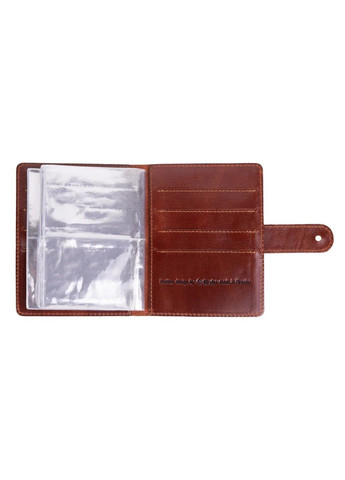 Шкіряний Картхолдер «Mehendi Classic» CH-06 Crystal Сognac Hi Art (269089284)