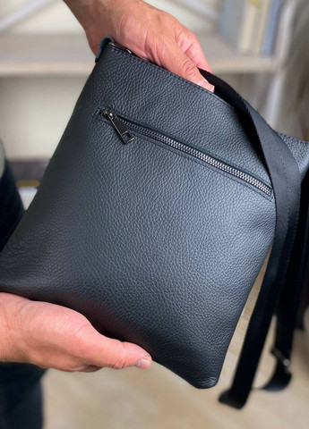 Чоловіча шкіряна сумка через плече Chicago планшет No Brand (260475046)