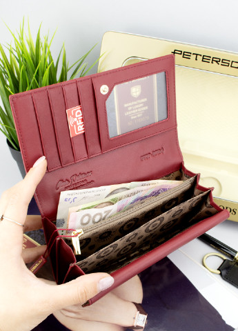 Подарочный набор женский ZD13 (кошелек, брелок и ручка) Peterson (257108643)
