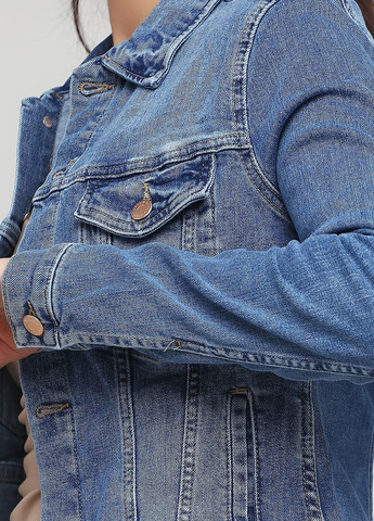 Голубая летняя куртка джинсовая H&M