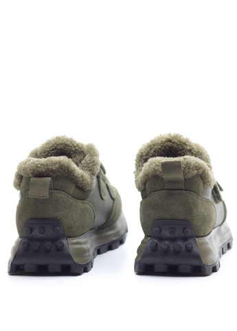 Хакі зимовий кросівки жіночі зимові Lonza ZM1207