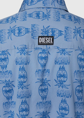 Голубой рубашка Diesel