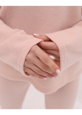 Рожевий зимовий светр луніз MANDARIN