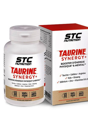 TAURINE SYNERGY+ 90 Caps STC Nutrition (258498967)
