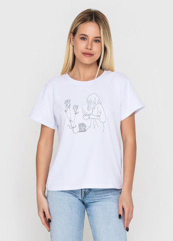 Жіноча футболка з вишивкою BeART футболка (258617908)