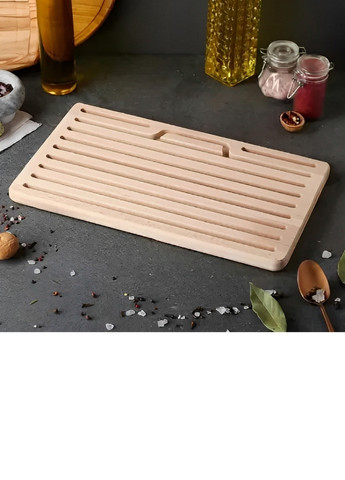 Доска кухонная прямоугольная для нарезки хлеба (22 х 37 см) Wood&Steel (259055830)