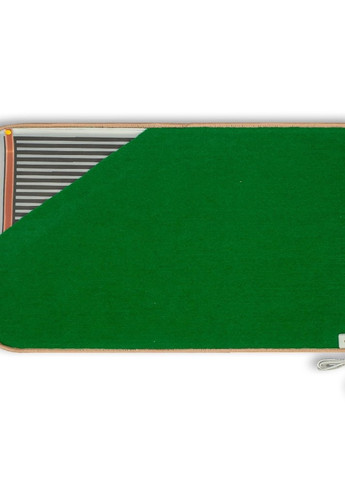 Електричний килим з підігрівом інфрачервоний 105х65см/120W/220V зелений Monocrystal (258996249)