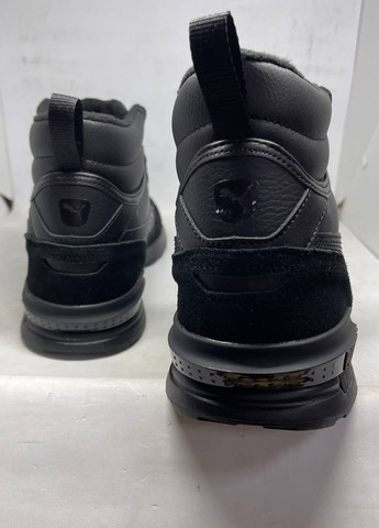 Черные кроссовки высокие мужские ( оригинал) graviton mid trainers Puma кросівки