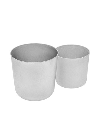 Набір з 2 форм для випікання пасок, хліба та кексів з литого алюмінію 0.5 та 0.2 л Полімет (269791551)