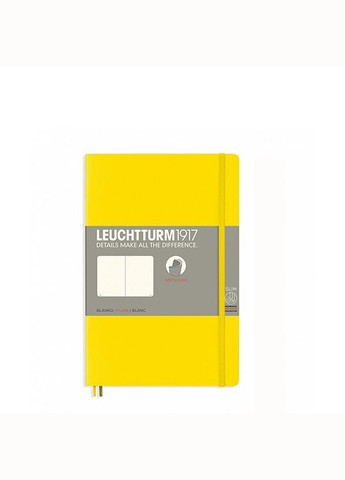 Блокнот Paperback (B6+), Мягкая обложка, Лимонный, Чистые листы Leuchtturm1917 (269901165)