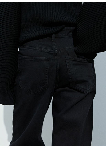 Жіночі джинси Wide Regular (56183) W34 Чорні H&M - (263432377)