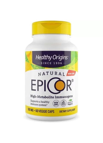Epicor 500 mg 60 Veg Caps Healthy Origins (264295694)